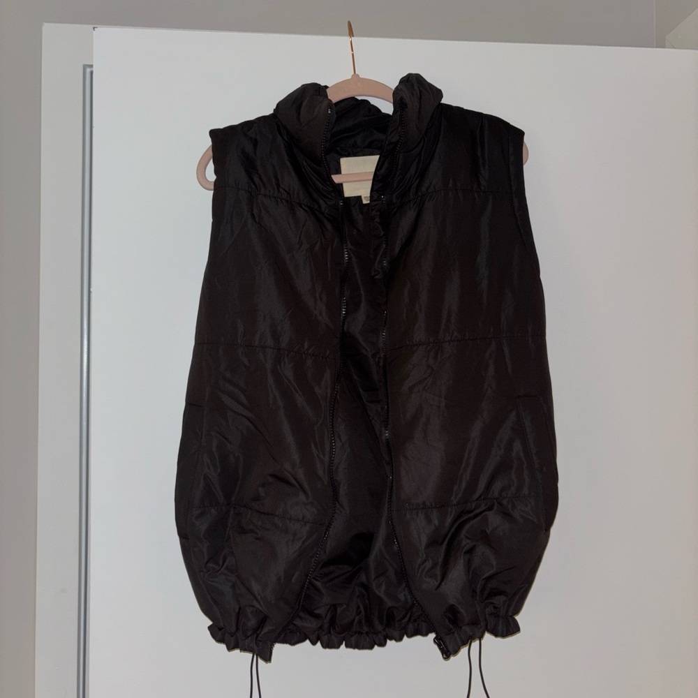 Black Puffer Vest